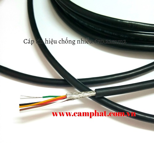 Cáp Tín Hiệu chống nhiễu 6Cx0.22mm2