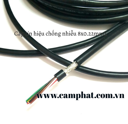 Cáp Tín Hiệu chống nhiễu 8Cx0.22mm2